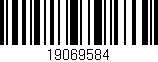 Código de barras (EAN, GTIN, SKU, ISBN): '19069584'