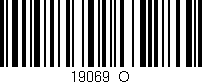 Código de barras (EAN, GTIN, SKU, ISBN): '19069_O'