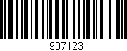 Código de barras (EAN, GTIN, SKU, ISBN): '1907123'