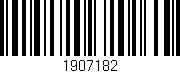 Código de barras (EAN, GTIN, SKU, ISBN): '1907182'