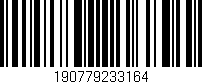 Código de barras (EAN, GTIN, SKU, ISBN): '190779233164'