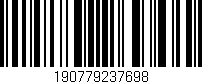 Código de barras (EAN, GTIN, SKU, ISBN): '190779237698'