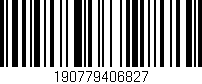 Código de barras (EAN, GTIN, SKU, ISBN): '190779406827'
