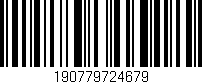 Código de barras (EAN, GTIN, SKU, ISBN): '190779724679'