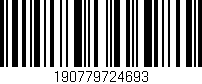 Código de barras (EAN, GTIN, SKU, ISBN): '190779724693'