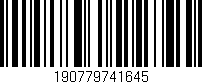 Código de barras (EAN, GTIN, SKU, ISBN): '190779741645'