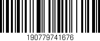 Código de barras (EAN, GTIN, SKU, ISBN): '190779741676'