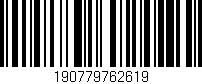 Código de barras (EAN, GTIN, SKU, ISBN): '190779762619'