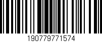Código de barras (EAN, GTIN, SKU, ISBN): '190779771574'