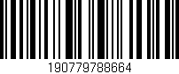 Código de barras (EAN, GTIN, SKU, ISBN): '190779788664'