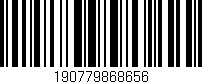 Código de barras (EAN, GTIN, SKU, ISBN): '190779868656'