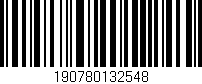 Código de barras (EAN, GTIN, SKU, ISBN): '190780132548'