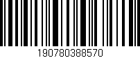 Código de barras (EAN, GTIN, SKU, ISBN): '190780388570'