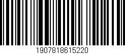 Código de barras (EAN, GTIN, SKU, ISBN): '1907818615220'