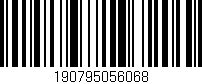 Código de barras (EAN, GTIN, SKU, ISBN): '190795056068'