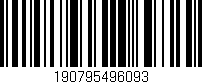 Código de barras (EAN, GTIN, SKU, ISBN): '190795496093'