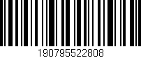 Código de barras (EAN, GTIN, SKU, ISBN): '190795522808'