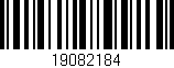Código de barras (EAN, GTIN, SKU, ISBN): '19082184'