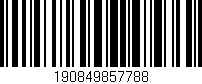 Código de barras (EAN, GTIN, SKU, ISBN): '190849857788'