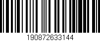 Código de barras (EAN, GTIN, SKU, ISBN): '190872633144'