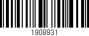 Código de barras (EAN, GTIN, SKU, ISBN): '1908931'