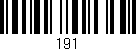 Código de barras (EAN, GTIN, SKU, ISBN): '191'