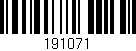 Código de barras (EAN, GTIN, SKU, ISBN): '191071'