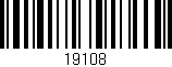 Código de barras (EAN, GTIN, SKU, ISBN): '19108'