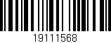 Código de barras (EAN, GTIN, SKU, ISBN): '19111568'