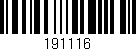Código de barras (EAN, GTIN, SKU, ISBN): '191116'