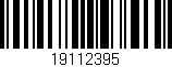 Código de barras (EAN, GTIN, SKU, ISBN): '19112395'