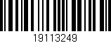 Código de barras (EAN, GTIN, SKU, ISBN): '19113249'