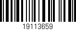 Código de barras (EAN, GTIN, SKU, ISBN): '19113659'