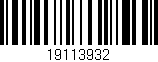 Código de barras (EAN, GTIN, SKU, ISBN): '19113932'
