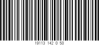 Código de barras (EAN, GTIN, SKU, ISBN): '19113_142_0_50'