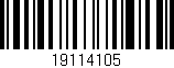 Código de barras (EAN, GTIN, SKU, ISBN): '19114105'