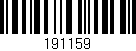 Código de barras (EAN, GTIN, SKU, ISBN): '191159'