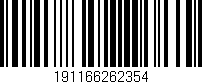 Código de barras (EAN, GTIN, SKU, ISBN): '191166262354'