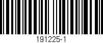 Código de barras (EAN, GTIN, SKU, ISBN): '191225-1'