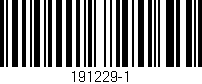 Código de barras (EAN, GTIN, SKU, ISBN): '191229-1'