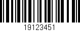 Código de barras (EAN, GTIN, SKU, ISBN): '19123451'