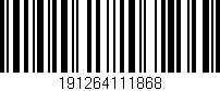 Código de barras (EAN, GTIN, SKU, ISBN): '191264111868'