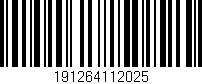Código de barras (EAN, GTIN, SKU, ISBN): '191264112025'
