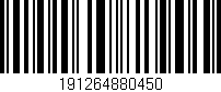 Código de barras (EAN, GTIN, SKU, ISBN): '191264880450'