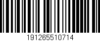 Código de barras (EAN, GTIN, SKU, ISBN): '191265510714'