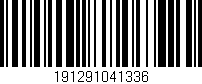 Código de barras (EAN, GTIN, SKU, ISBN): '191291041336'