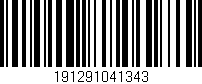 Código de barras (EAN, GTIN, SKU, ISBN): '191291041343'