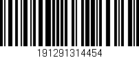 Código de barras (EAN, GTIN, SKU, ISBN): '191291314454'