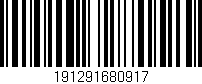 Código de barras (EAN, GTIN, SKU, ISBN): '191291680917'