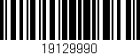 Código de barras (EAN, GTIN, SKU, ISBN): '19129990'